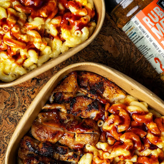 Honey Chicken Mac & Cheese mit MacDaddy Seasoning