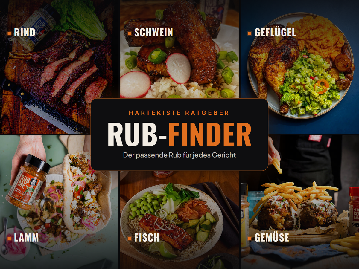 Rub-Finder: Gerichte mit Rind, Schwein, Geflügel, Lamm, Fisch und Gemüse