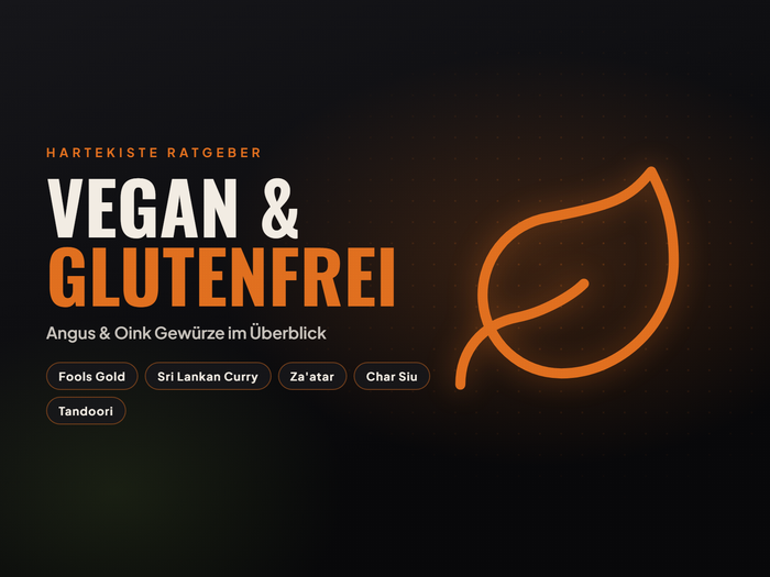 Vegane und glutenfreie Angus & Oink Gewürze im Überblick