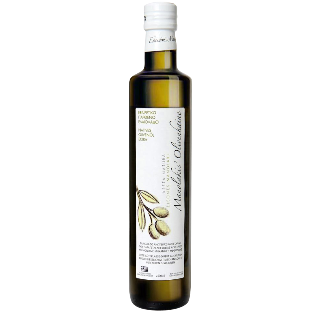 Kreta Natura Olivenöl Extra Nativ 500-ml Flasche 
