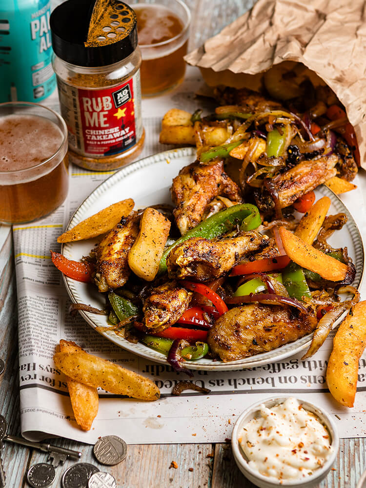 Angus & Oink Chinese Takeaway – Salt & Pepper Chilli Gewürz (220 g)