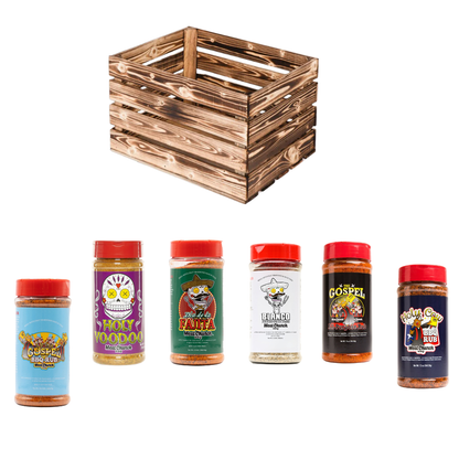 The Holy Kist – Meat Church Geschenkkiste mit 6 wettkampferprobten Rubs aus Texas