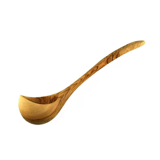 Schöpfkelle aus Olivenholz 30 cm