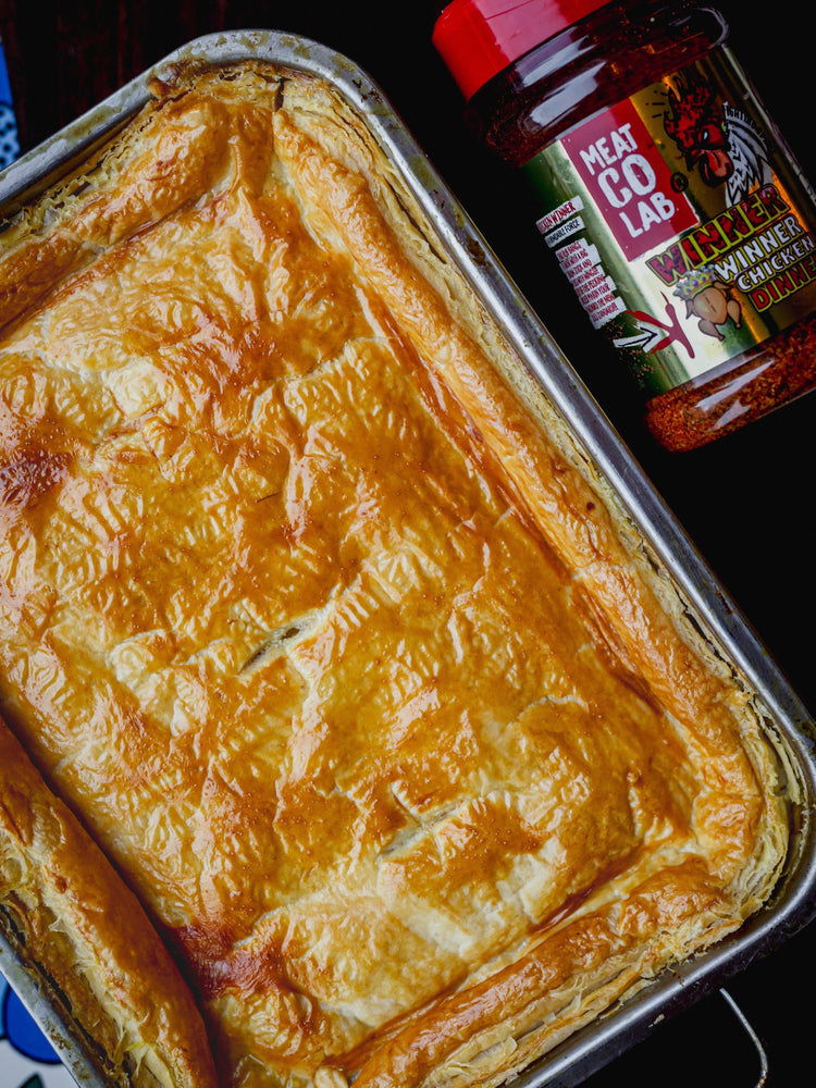 Chicken & Sweetcorn Pie mit Winner Winner Chicken Dinner Rezept