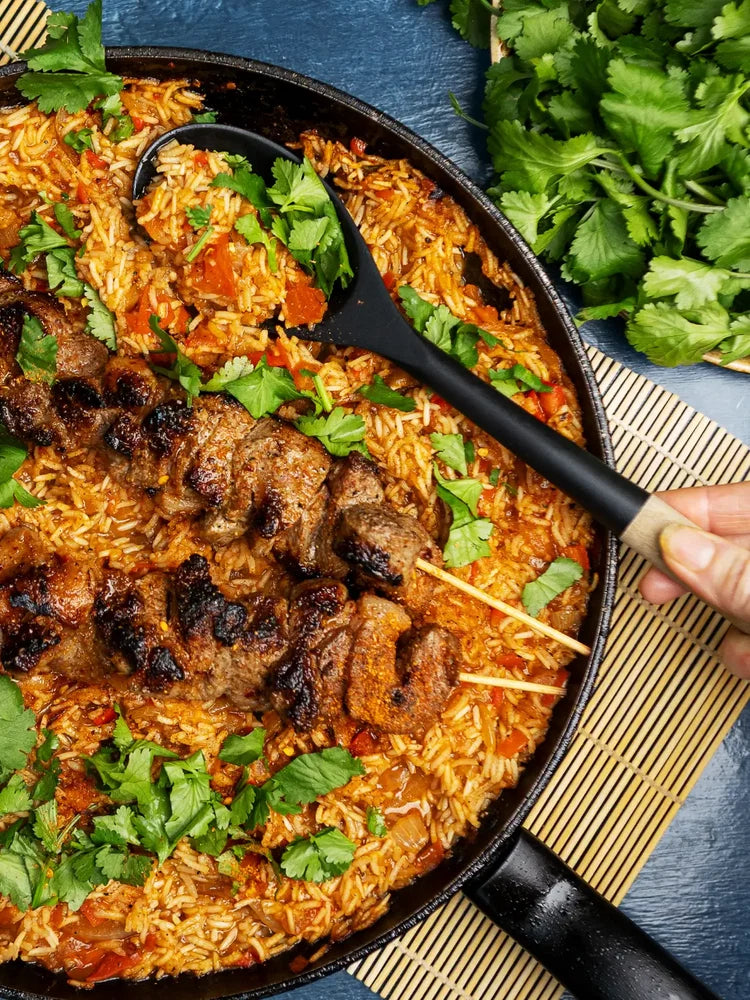 Nigerianisches Rindfleisch mit Angus & Oink Suya