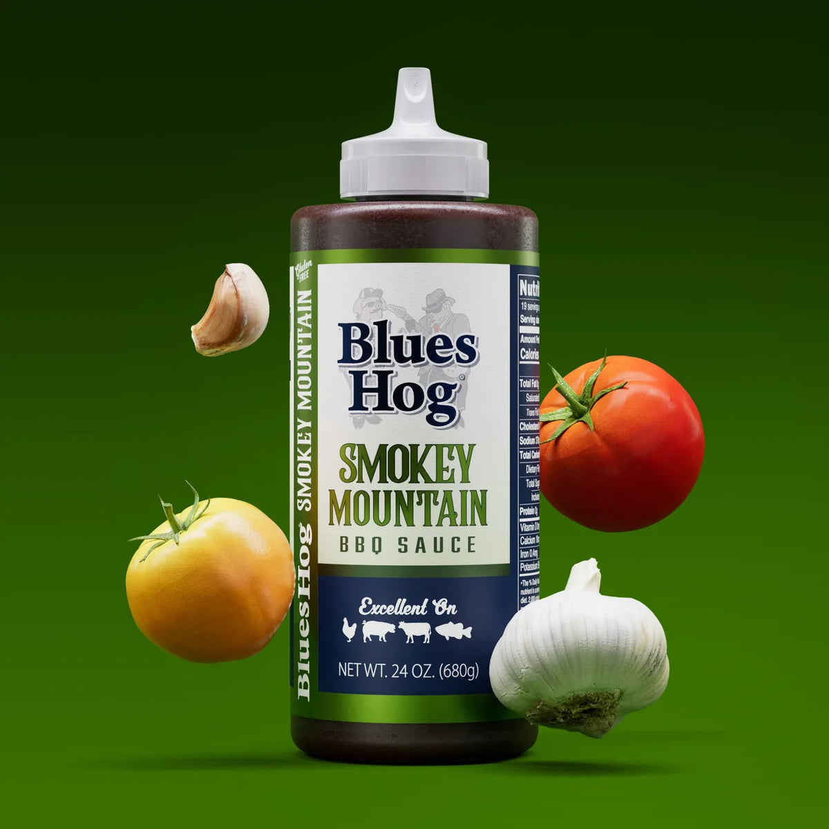 Blues Hog Smokey Mountain BBQ-Sauce – süß & rauchig (680 g)