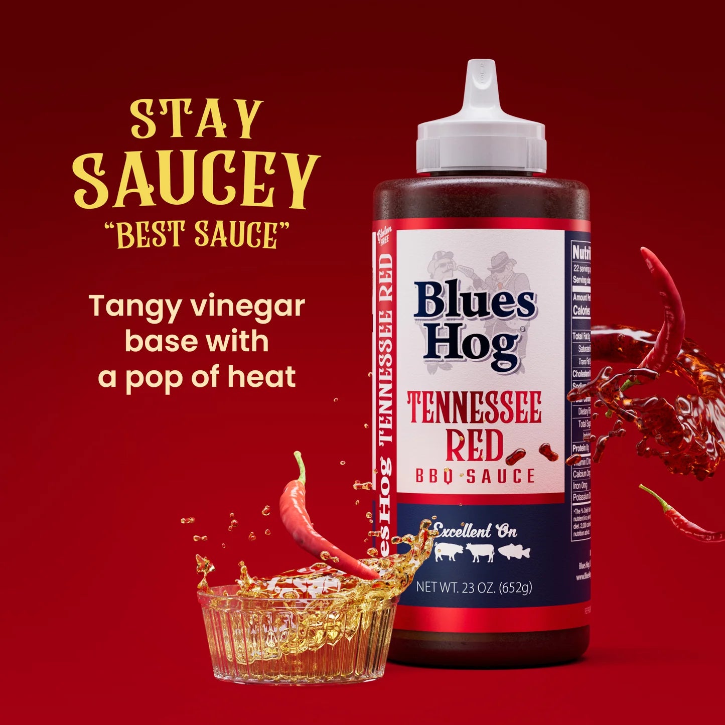 Blues Hog Tennessee Red BBQ Soße 652 g