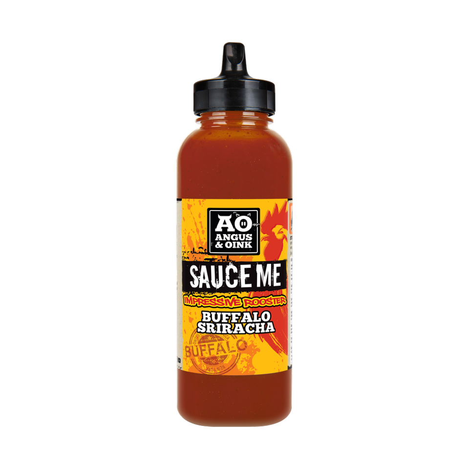 Angus & Oink Impressive Rooster – Buffalo Sriracha Hot Sauce (350 ml)