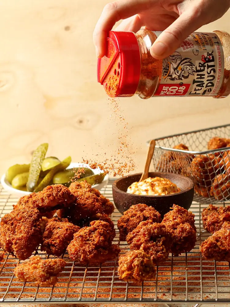 Crunchy Chicken Nuggets mit Feather Duster Rezept