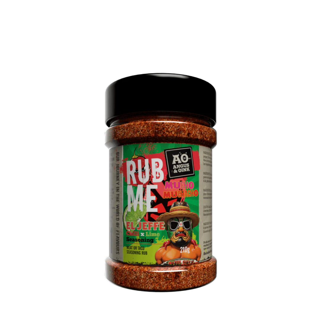 Angus & Oink El Jefe – scharfer Chili-BBQ-Rub (210 g)