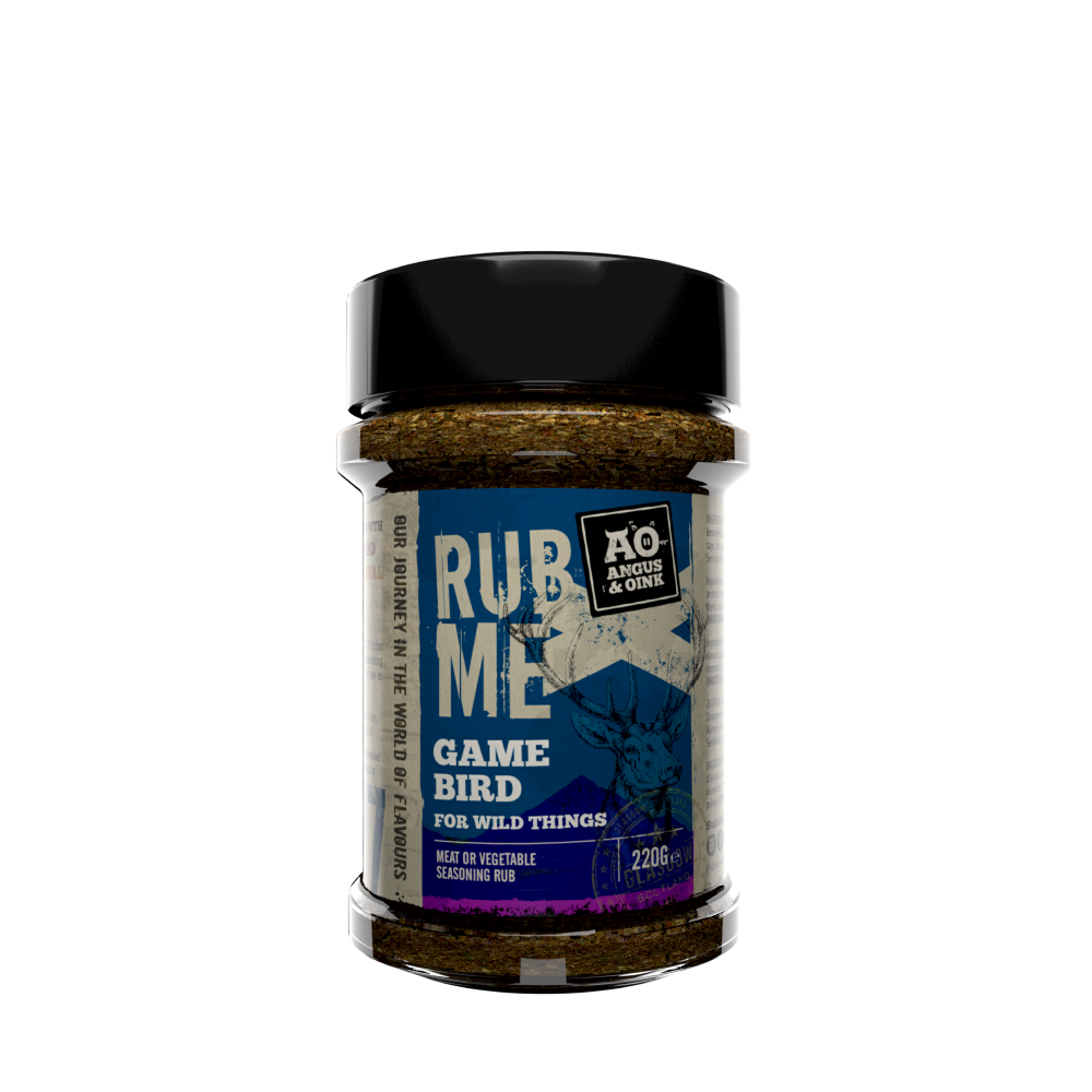 Angus & Oink Game Bird Wild- & Geflügelgewürz 220 g Verpackung