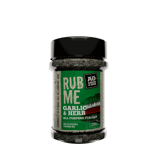 Angus & Oink Garlic and Herb Seasoning Verpackung