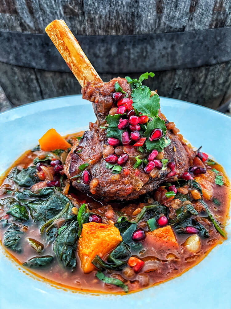 Rezept Gosht Lamb Shank Dhansak