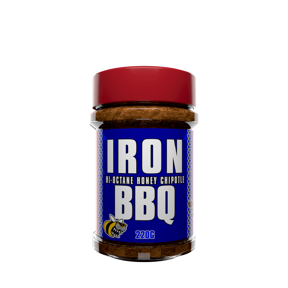 Angus & Oink Iron BBQ Rub Verpackung