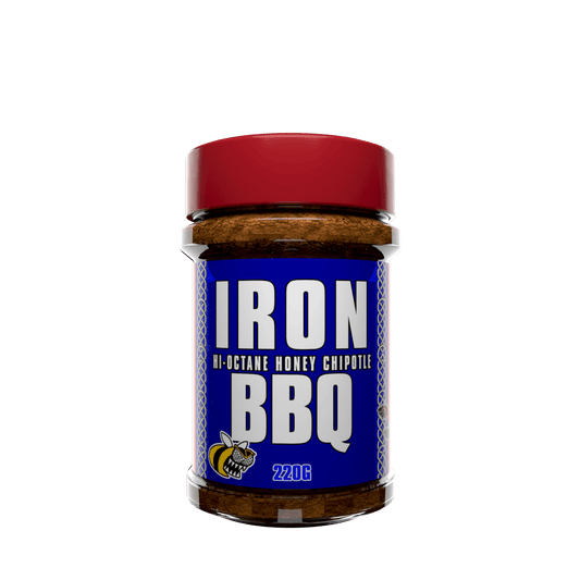 Angus & Oink Iron BBQ Rub Verpackung
