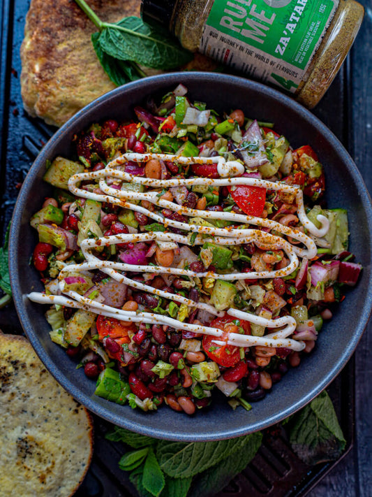 Rezept Libanesischer Bohnensalat mit Za'atar