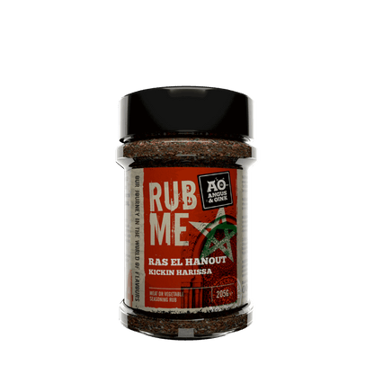 Angus & Oink Ras El Hanout Kickin Harissa Gewürz 205 g Verpackung