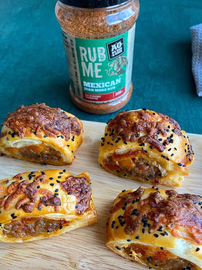 Spicy Mexican Sausage Rolls Rezept