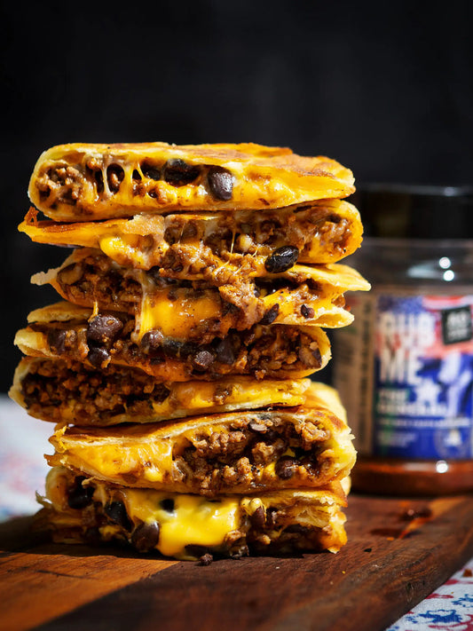 The General Cheesy Beef Quesadilla Rezept
